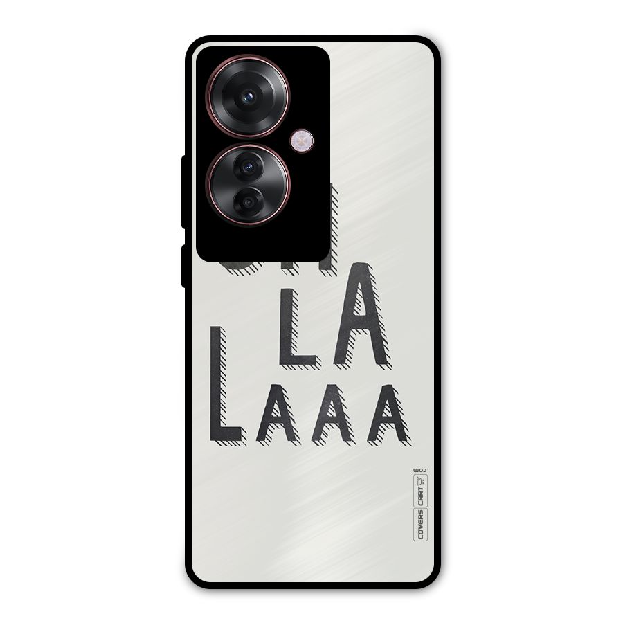 Oh La La Metal Back Case for Oppo F25 Pro