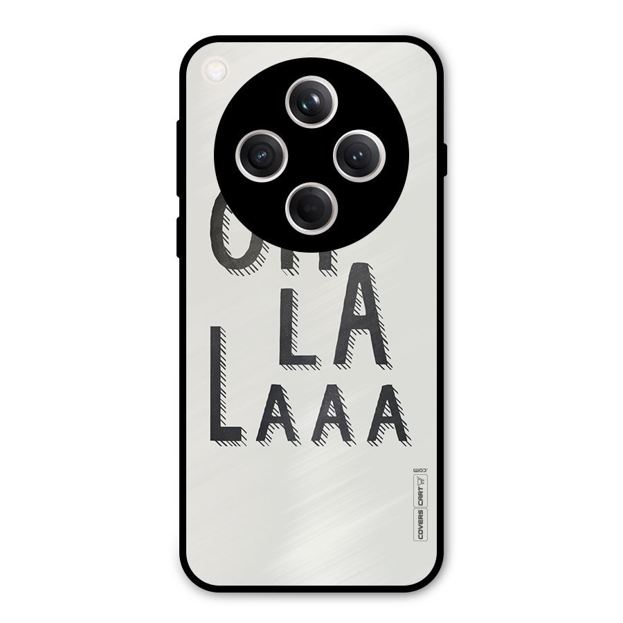 Oh La La Metal Back Case for Oppo Find X8