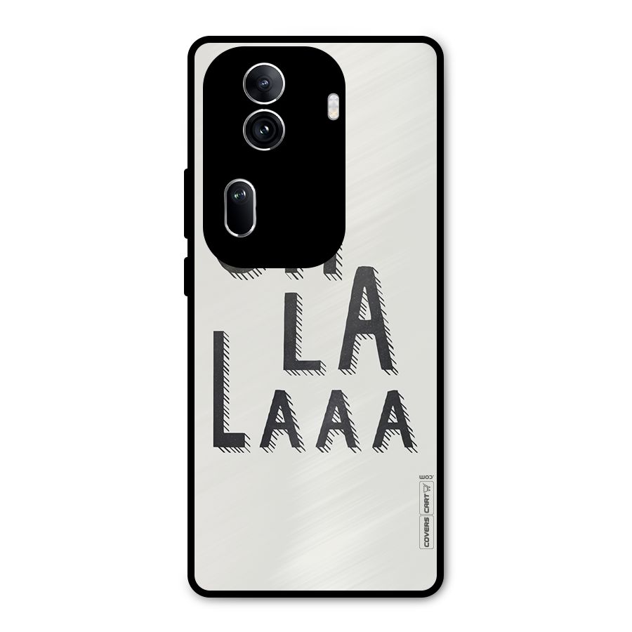 Oh La La Metal Back Case for Oppo Reno11 Pro 5G