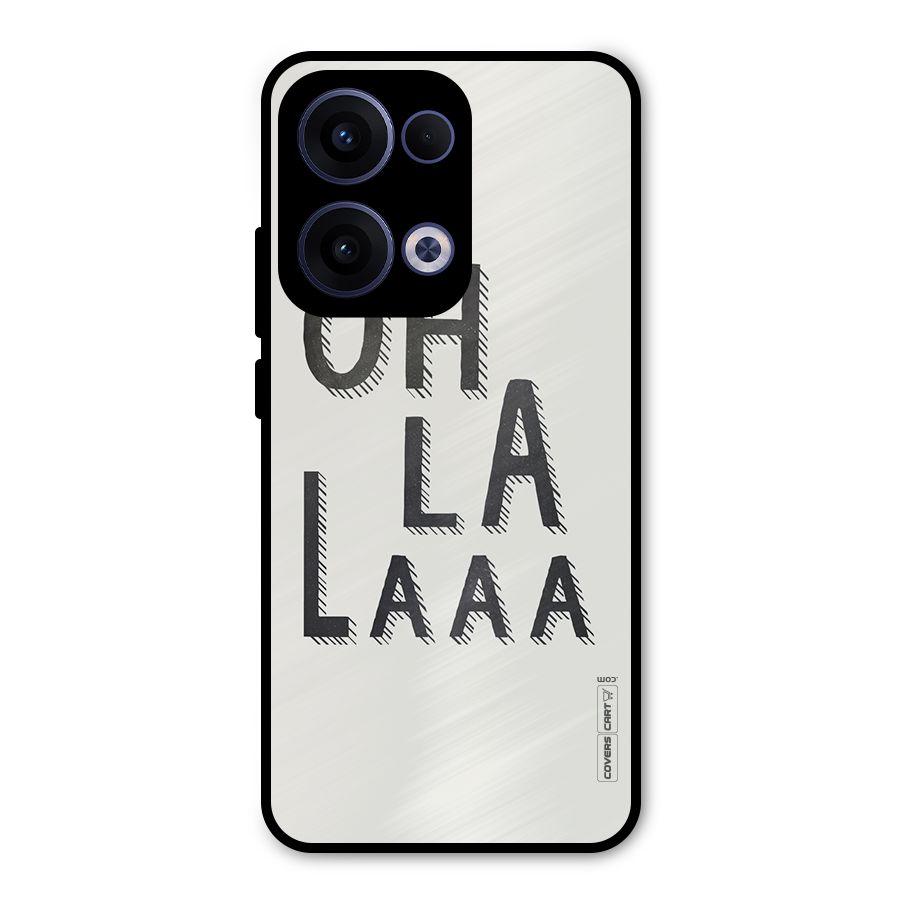 Oh La La Metal Back Case for Oppo Reno13