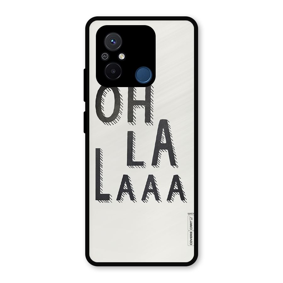 Oh La La Metal Back Case for Poco C55