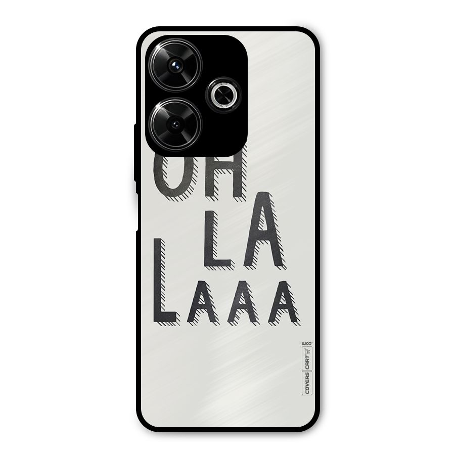 Oh La La Metal Back Case for Redmi 13 5G
