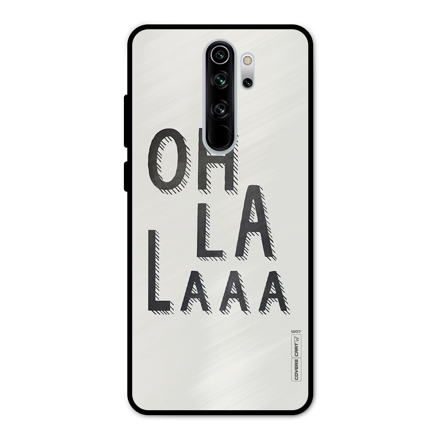 Oh La La Metal Back Case for Redmi Note 8 Pro