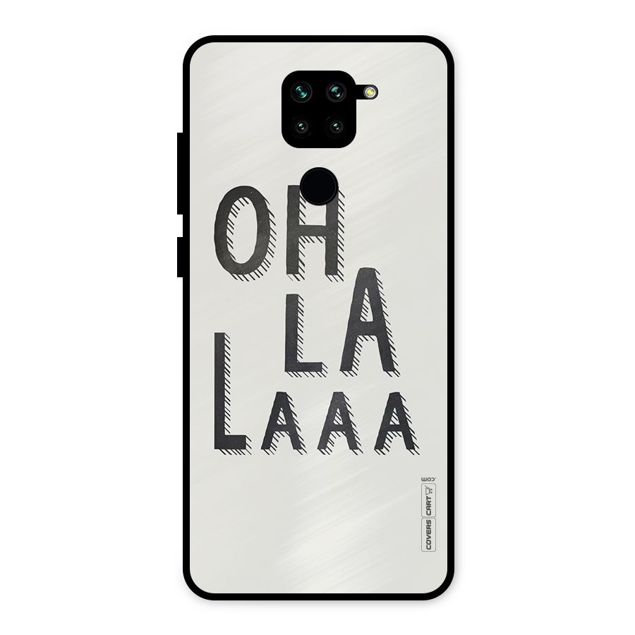 Oh La La Metal Back Case for Redmi Note 9