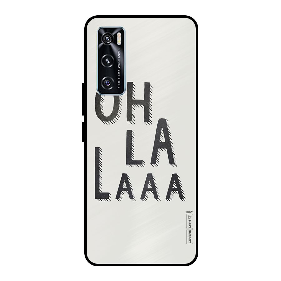 Oh La La Metal Back Case for Vivo V20 SE