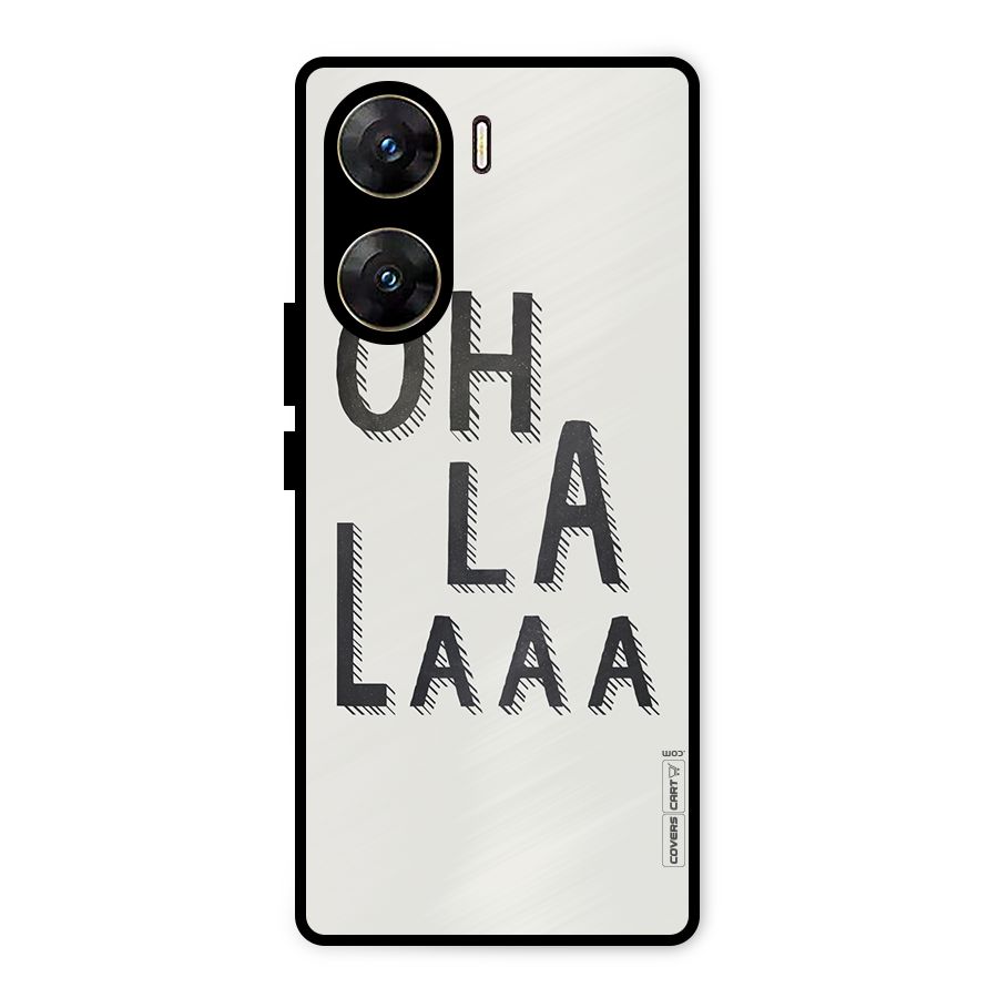 Oh La La Metal Back Case for Vivo V29e