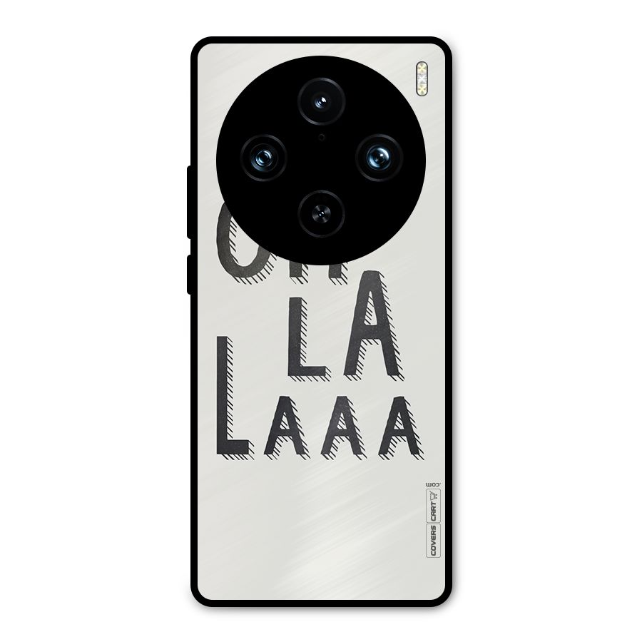 Oh La La Metal Back Case for Vivo X100 Pro
