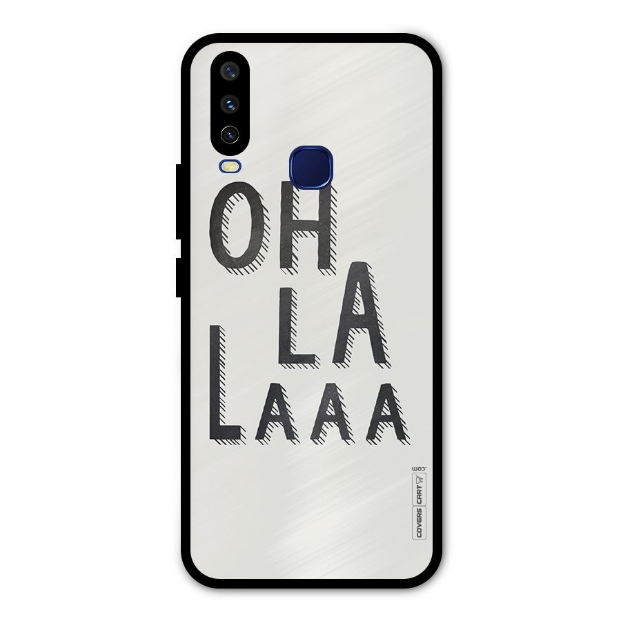 Oh La La Metal Back Case for Vivo Y15