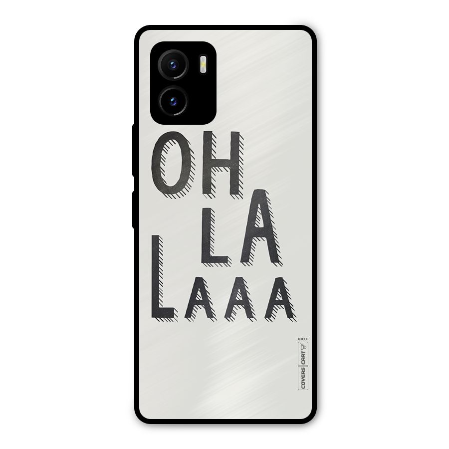 Oh La La Metal Back Case for Vivo Y15s