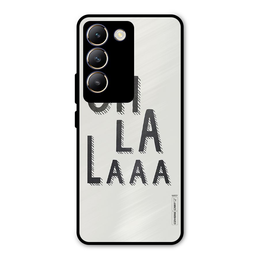 Oh La La Metal Back Case for Vivo Y200e
