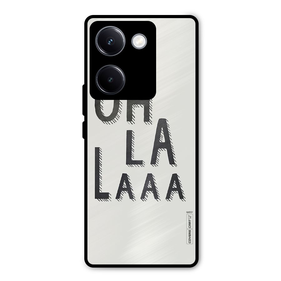 Oh La La Metal Back Case for Vivo Y300 Plus