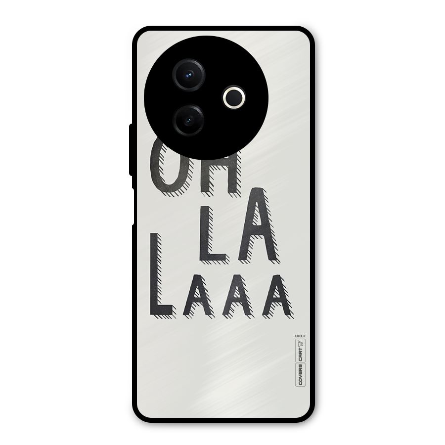 Oh La La Metal Back Case for Vivo Y39