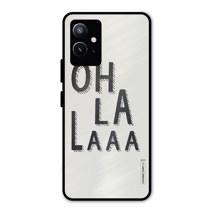 Oh La La Metal Back Case for Vivo Y75 5G