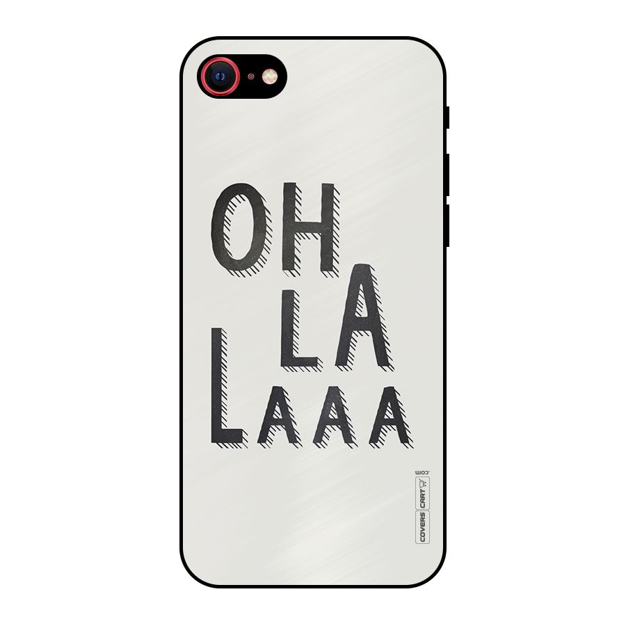 Oh La La Metal Back Case for iPhone SE 2020