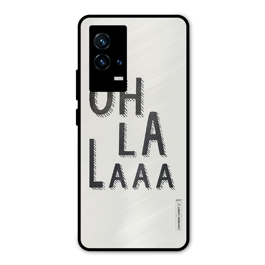 Oh La La Metal Back Case for iQOO 9 5G