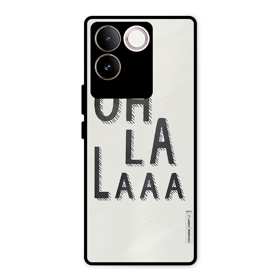 Oh La La Metal Back Case for iQOO Z7 Pro