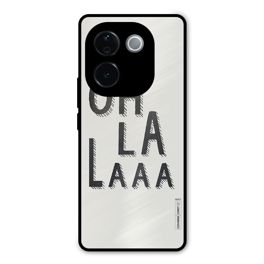 Oh La La Metal Back Case for iQOO Z9s Pro