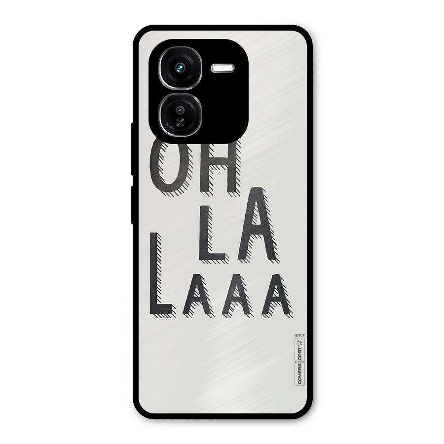 Oh La La Metal Back Case for iQOO Z9x