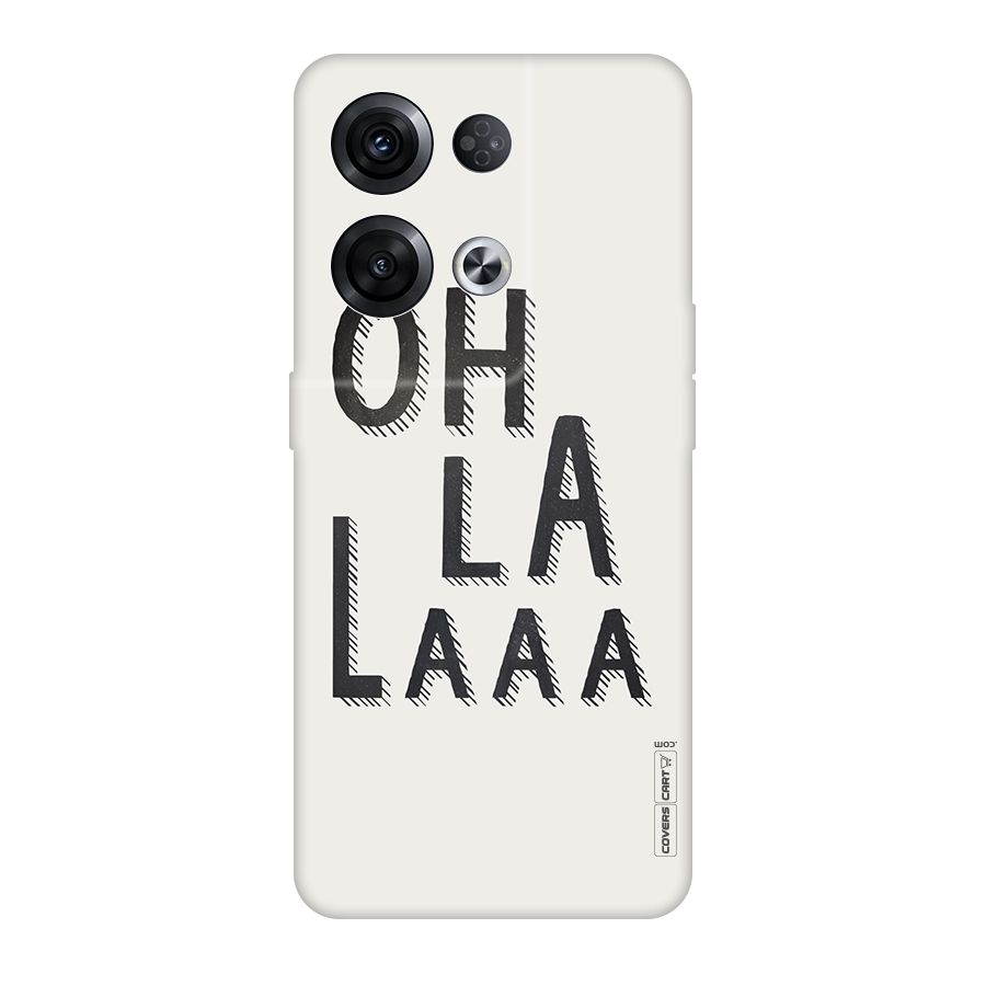 Oh La La Original Polycarbonate Back Case for Oppo Reno8 Pro 5G