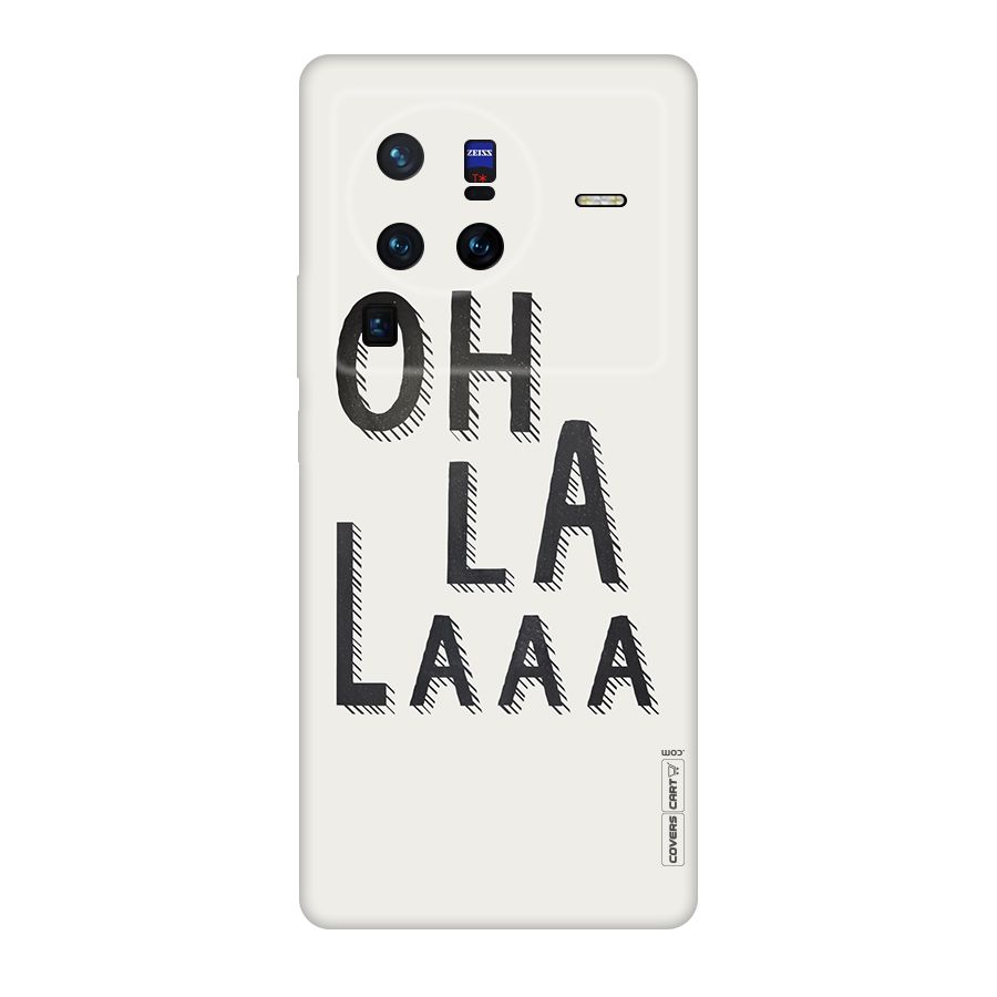 Oh La La Original Polycarbonate Back Case for Vivo X80