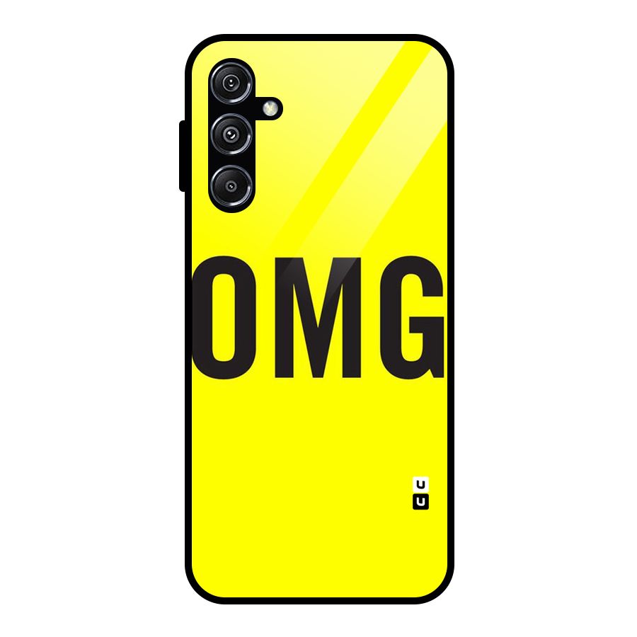 Oh My God Glass Back Case for Galaxy M34 5G