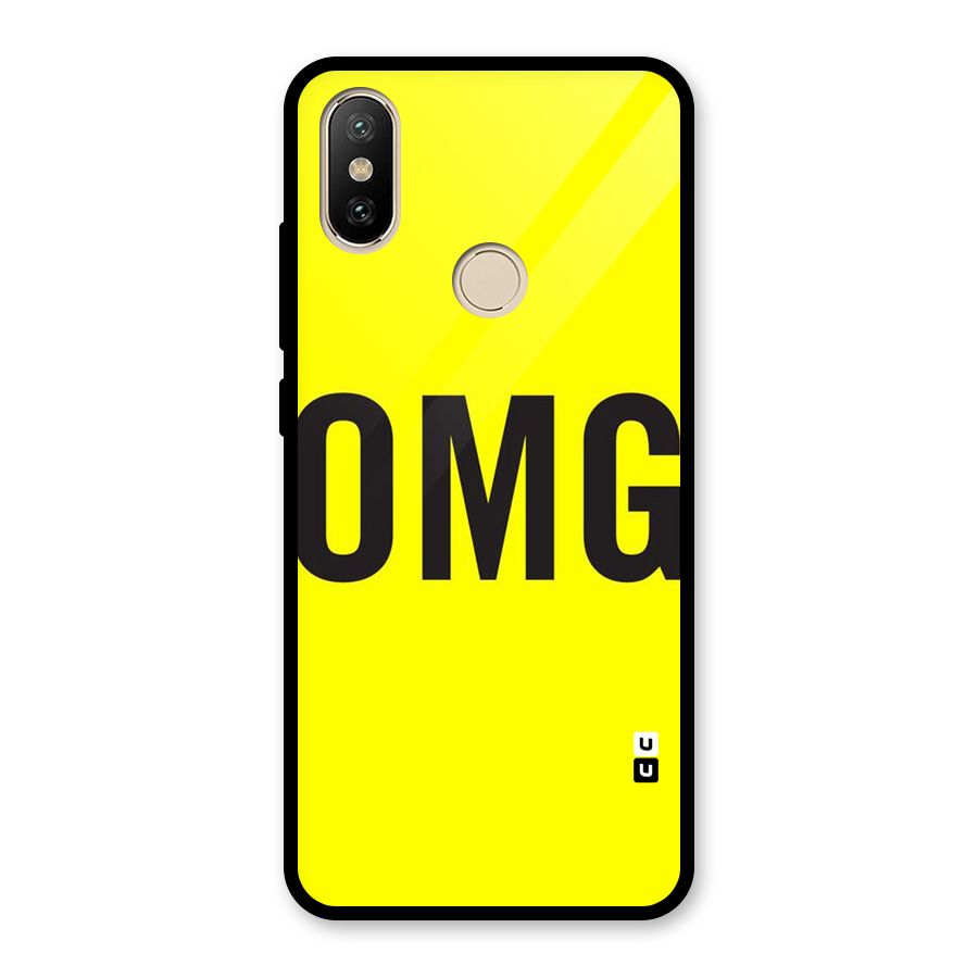 Oh My God Glass Back Case for Redmi A2