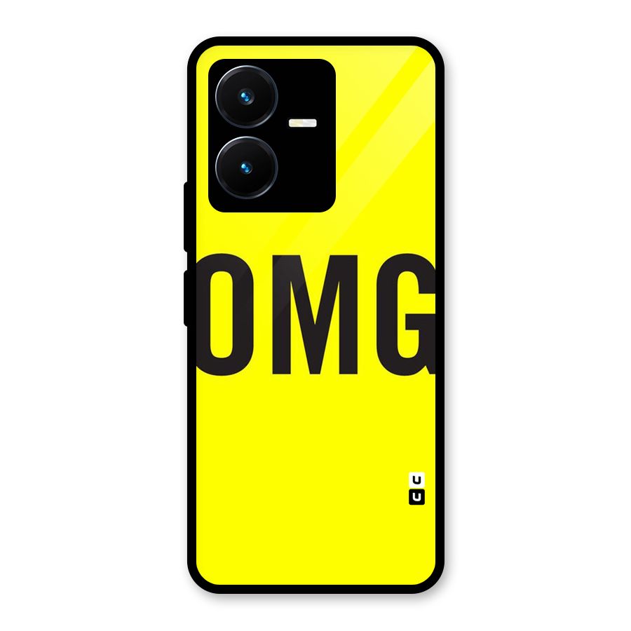 Oh My God Glass Back Case for Vivo Y22s