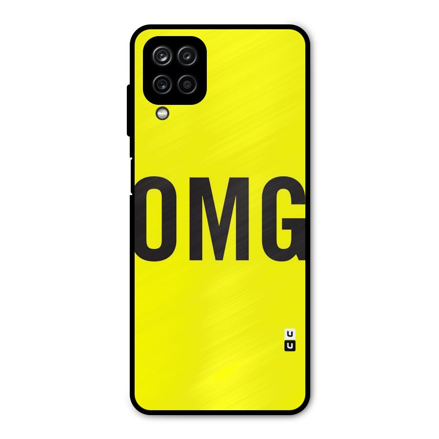 Oh My God Metal Back Case for Galaxy A12