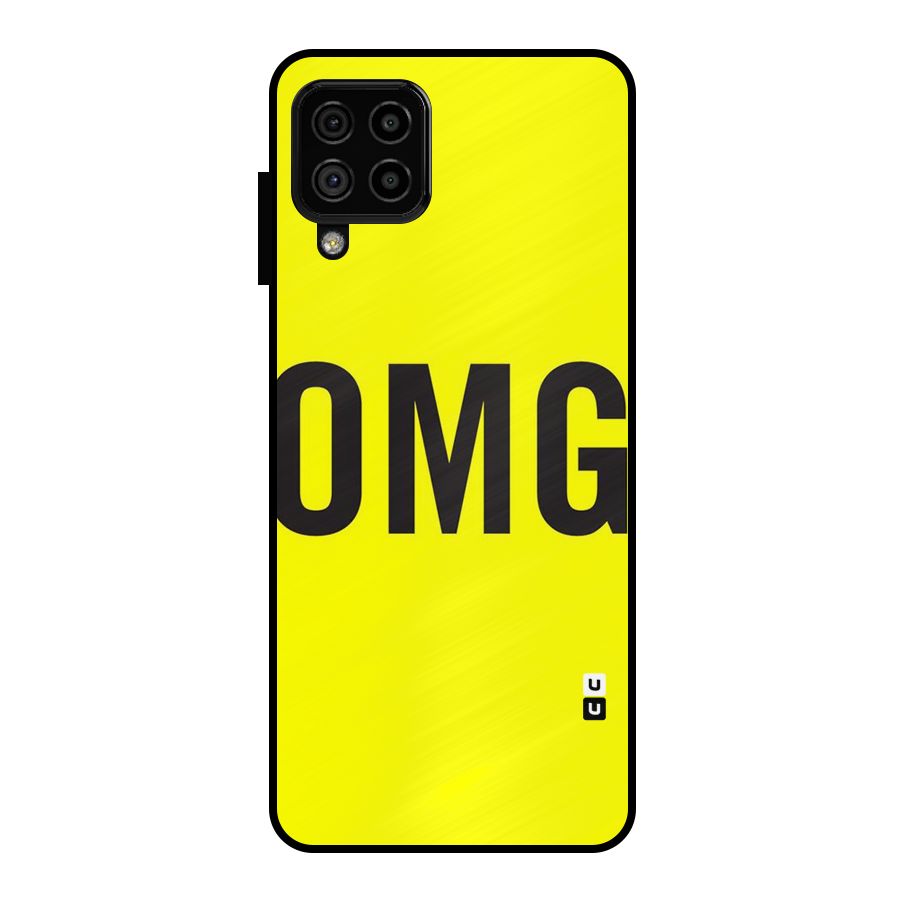 Oh My God Metal Back Case for Galaxy A22 4G