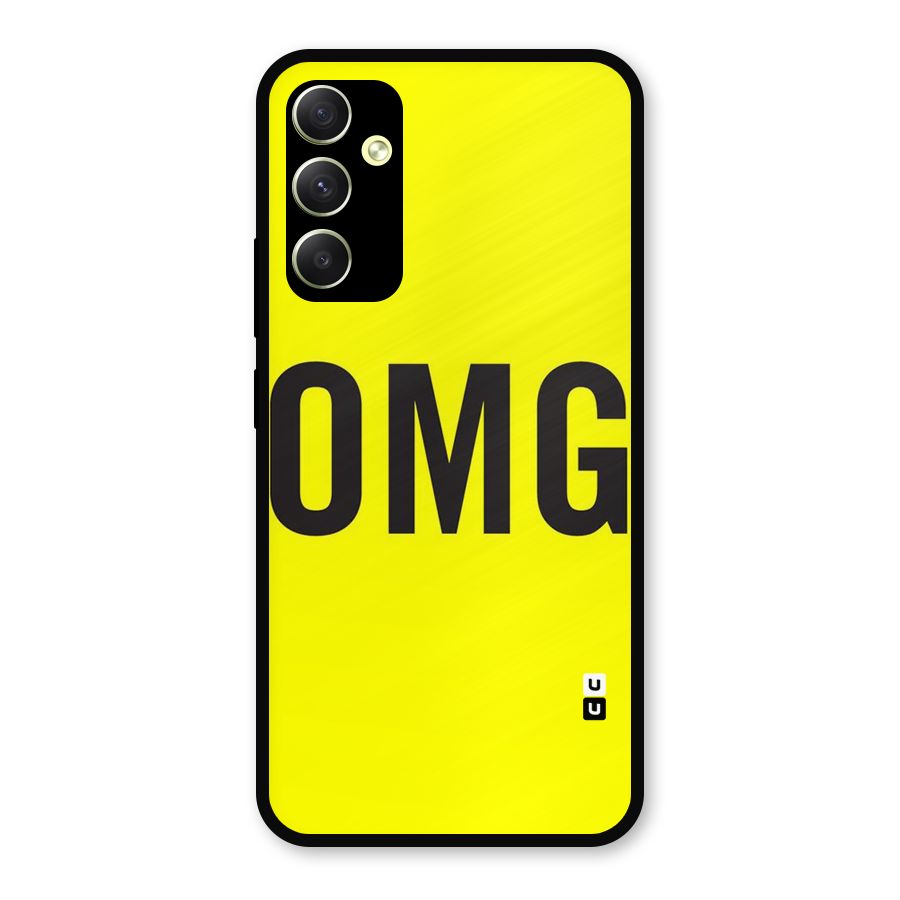 Oh My God Metal Back Case for Galaxy A34
