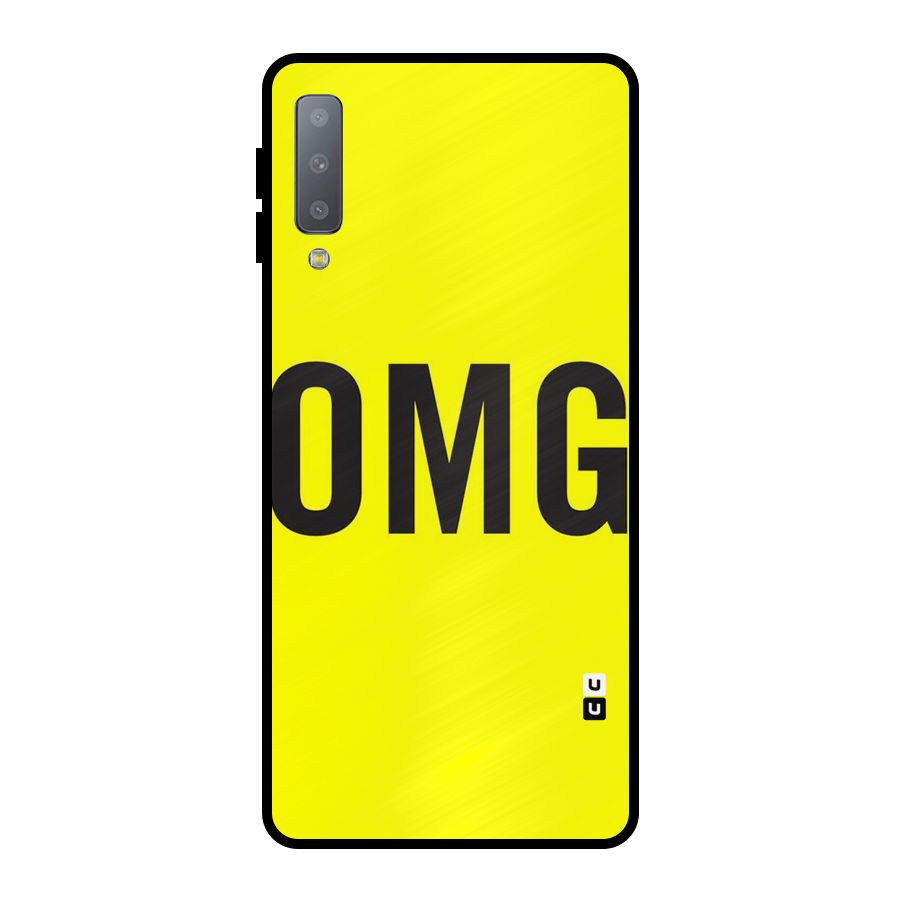 Oh My God Metal Back Case for Galaxy A7 (2018)