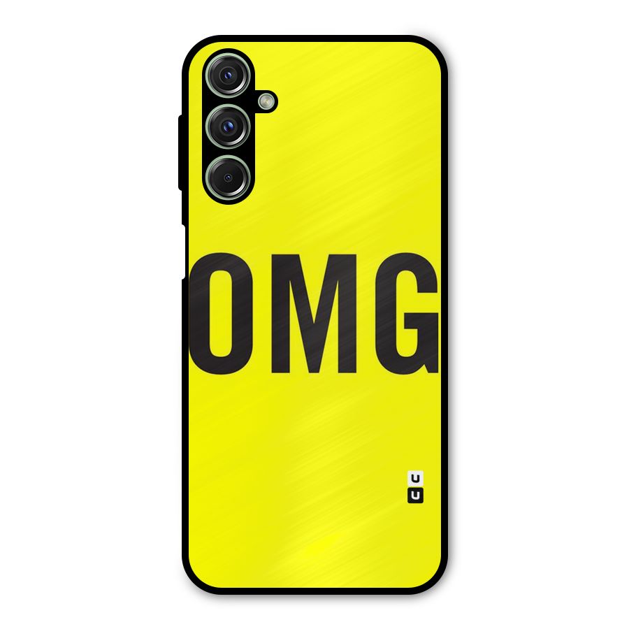 Oh My God Metal Back Case for Galaxy F34