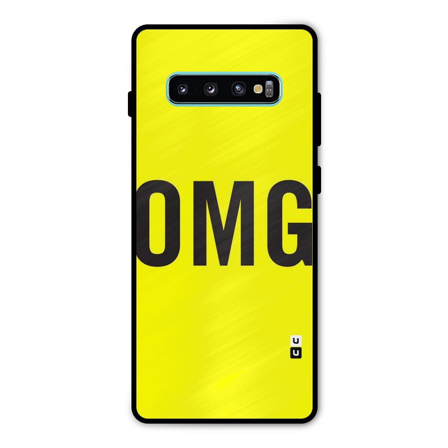 Oh My God Metal Back Case for Galaxy S10 Plus