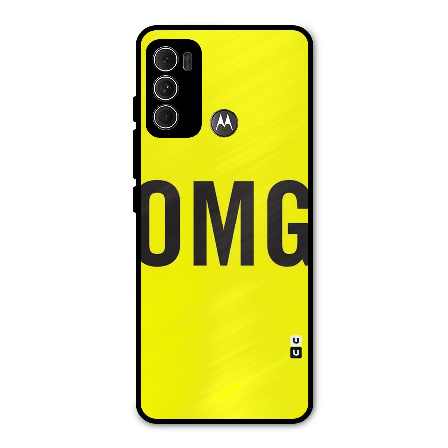 Oh My God Metal Back Case for Moto G60