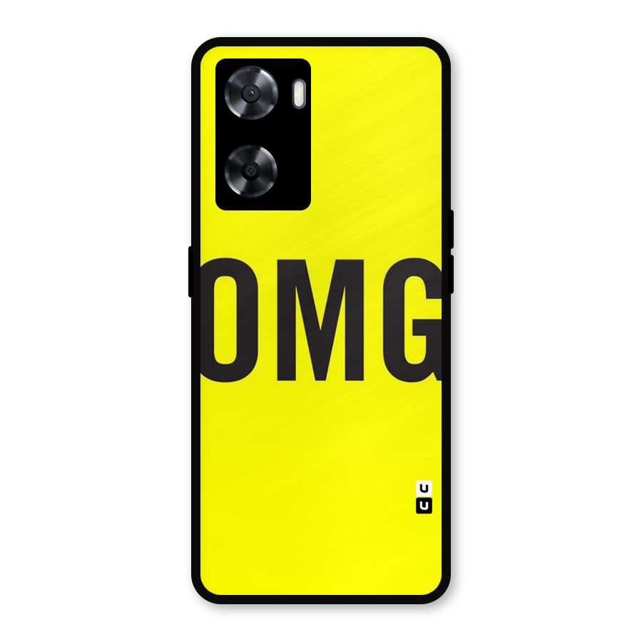 Oh My God Metal Back Case for Oppo A57 2022