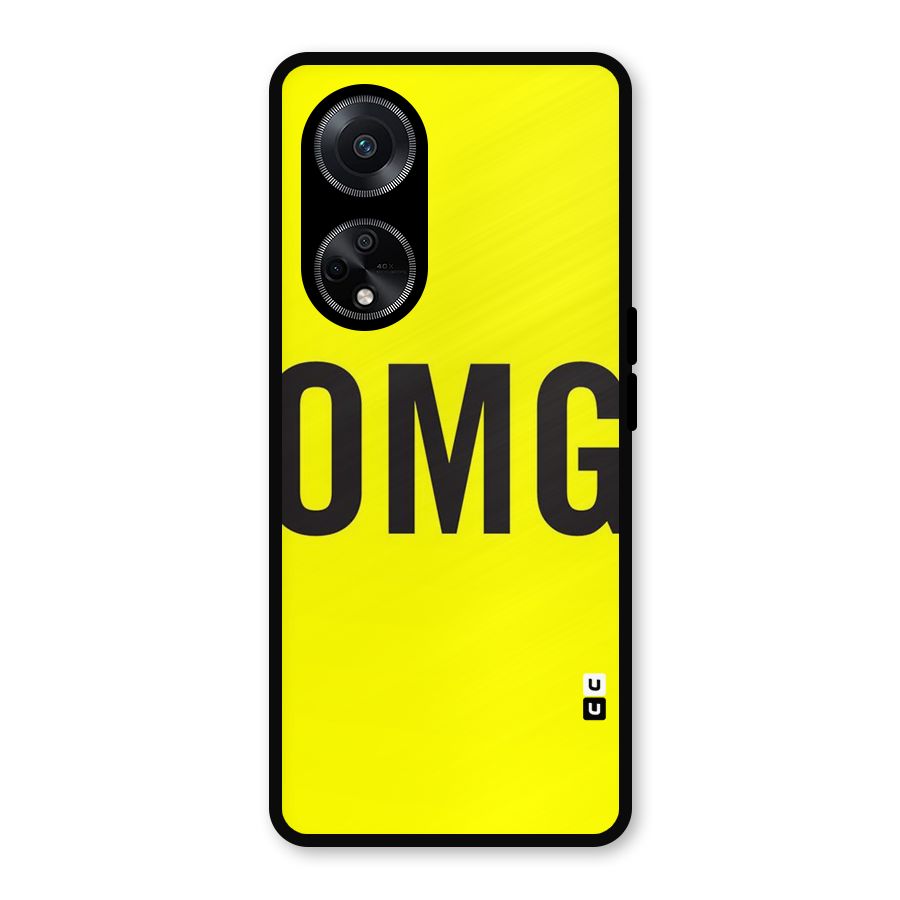 Oh My God Metal Back Case for Oppo F23