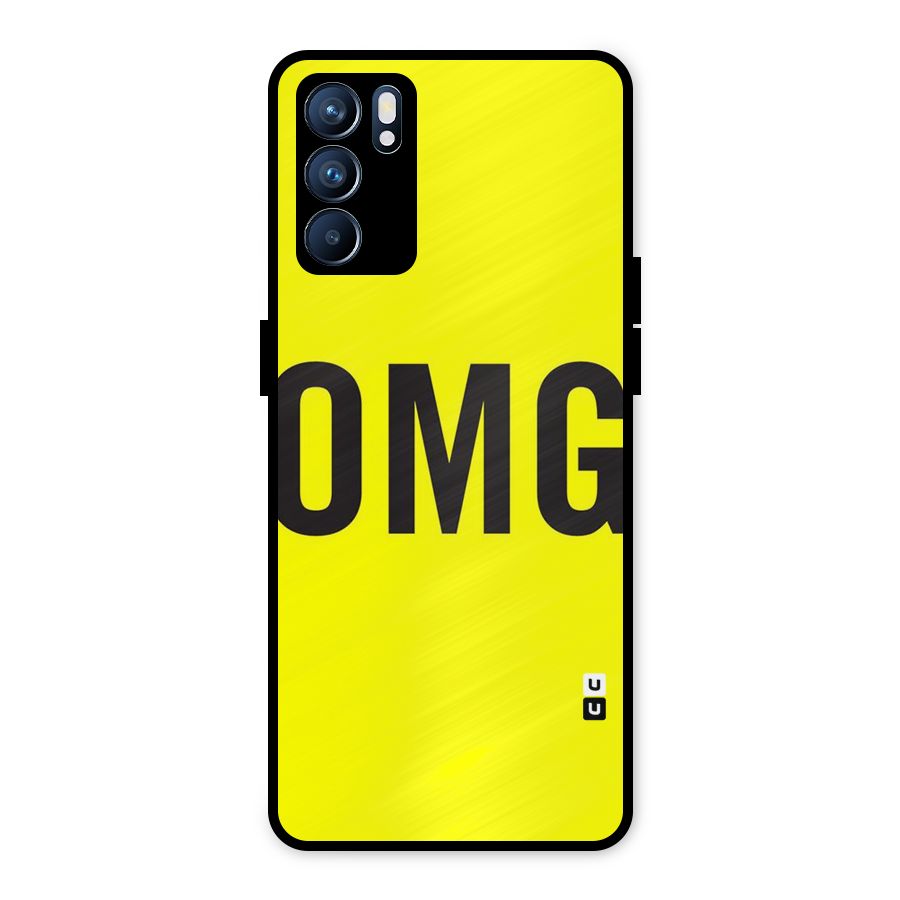 Oh My God Metal Back Case for Oppo Reno6 5G