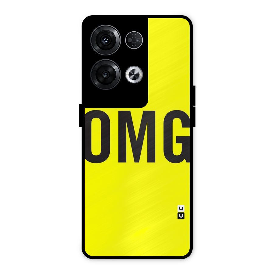 Oh My God Metal Back Case for Oppo Reno8 Pro 5G