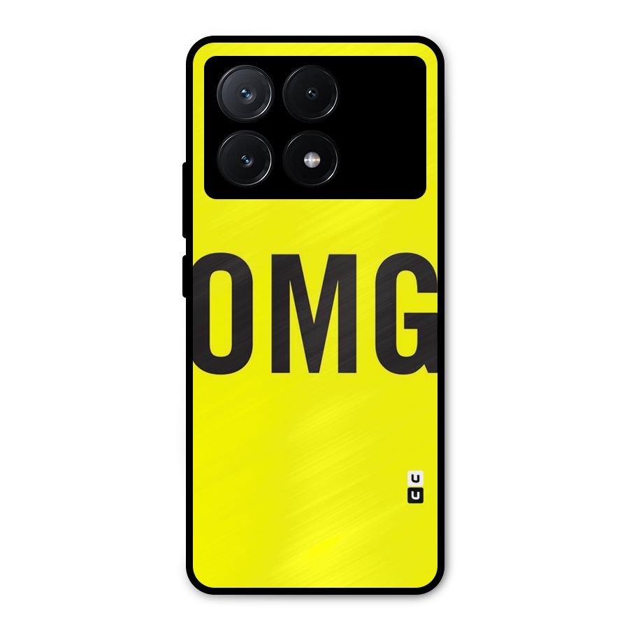 Oh My God Metal Back Case for Poco X6 Pro