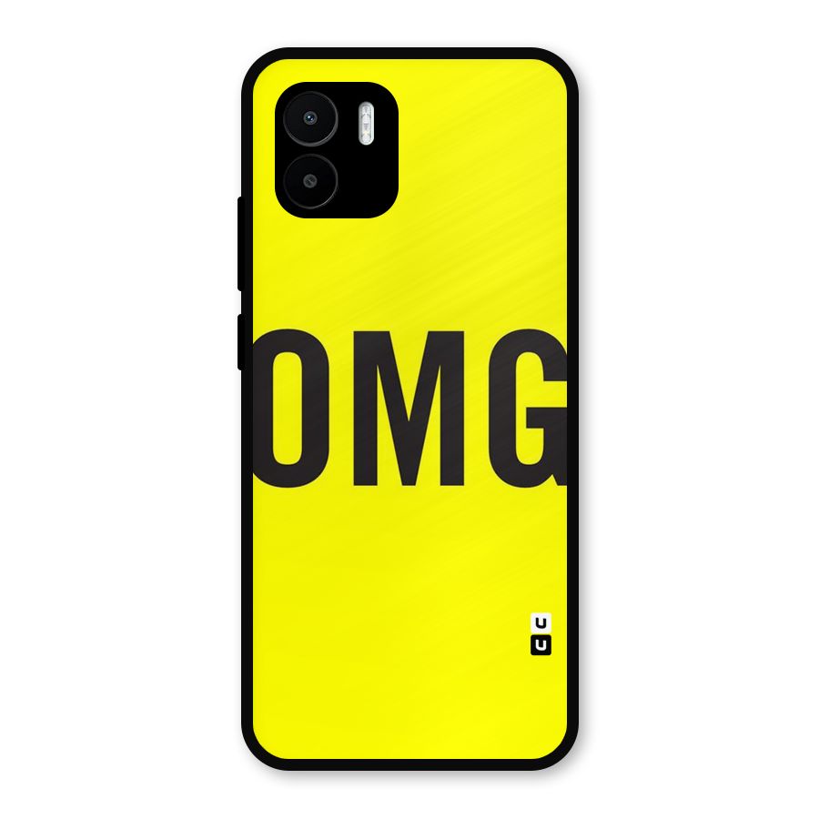 Oh My God Metal Back Case for Redmi A2