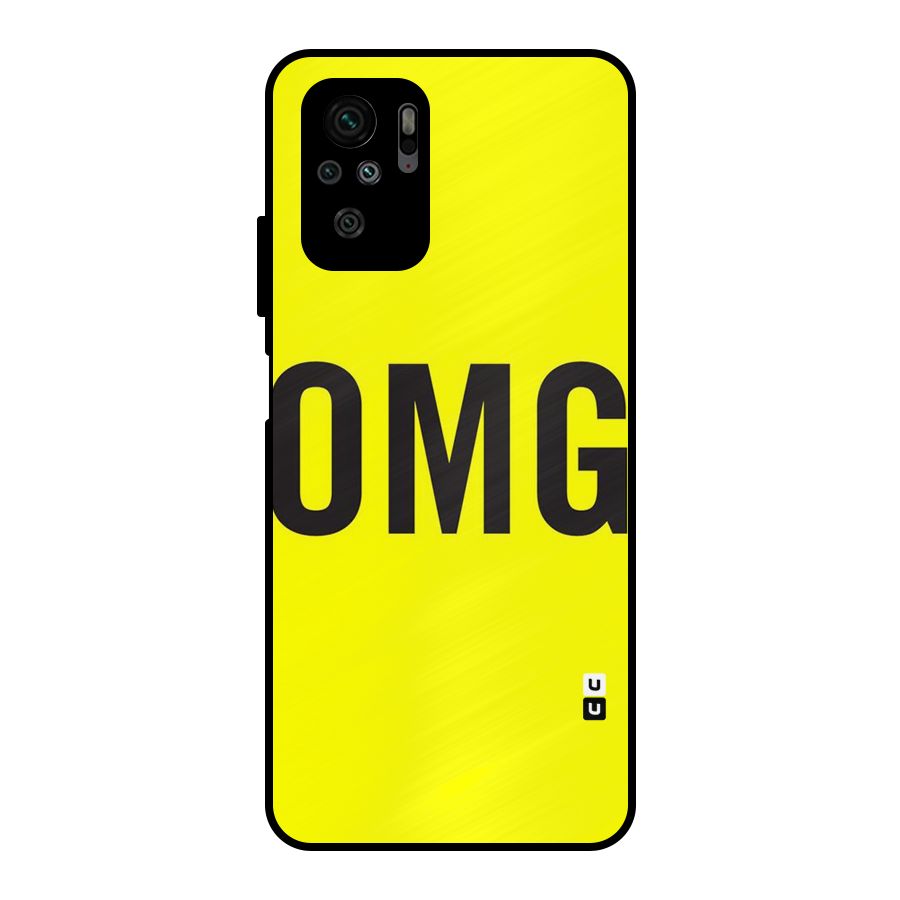 Oh My God Metal Back Case for Redmi Note 10S