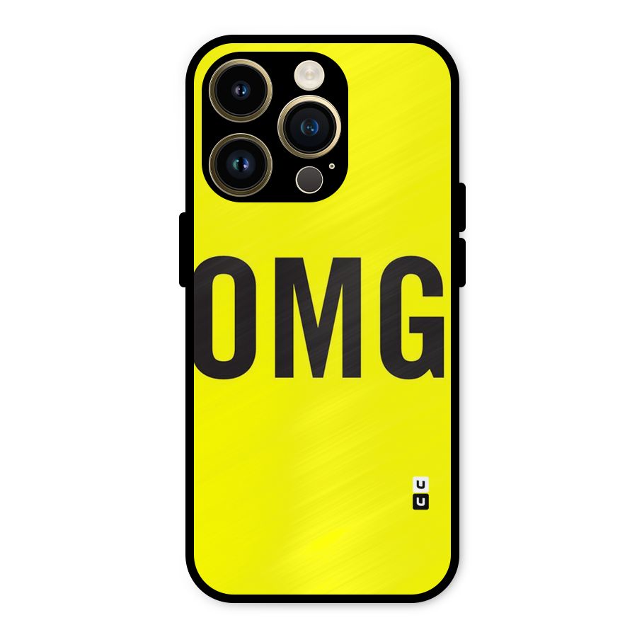 Oh My God Metal Back Case for iPhone 14 Pro