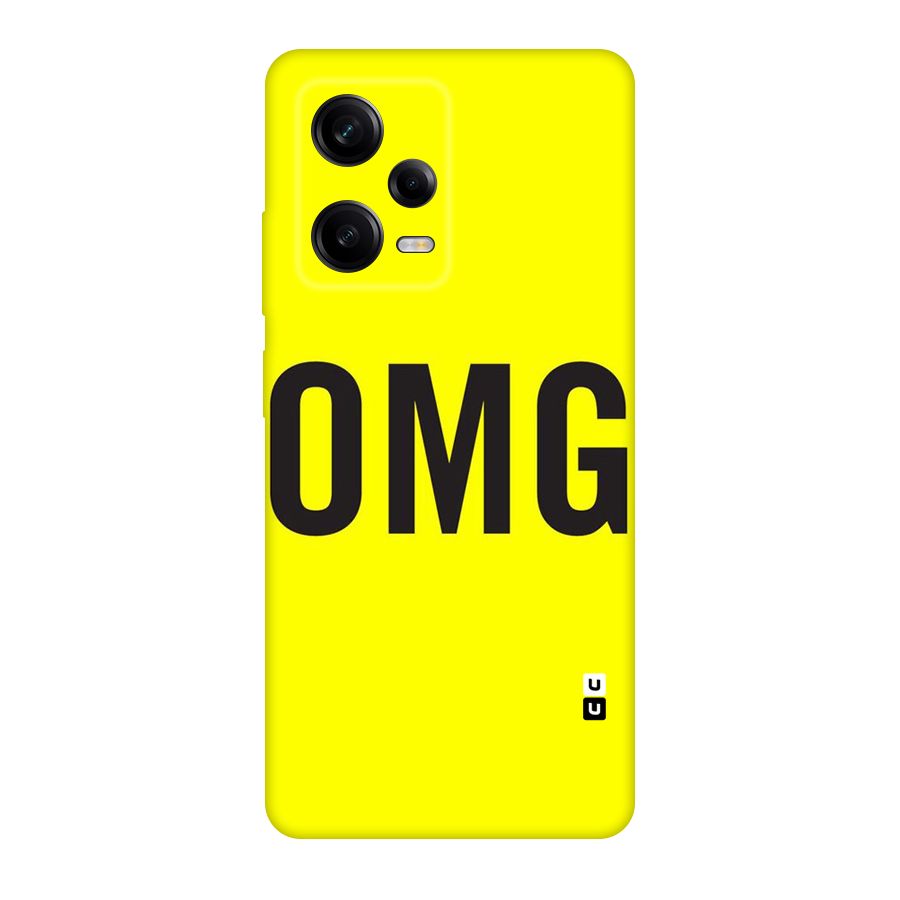 Oh My God Original Polycarbonate Back Case for Redmi Note 12 Pro