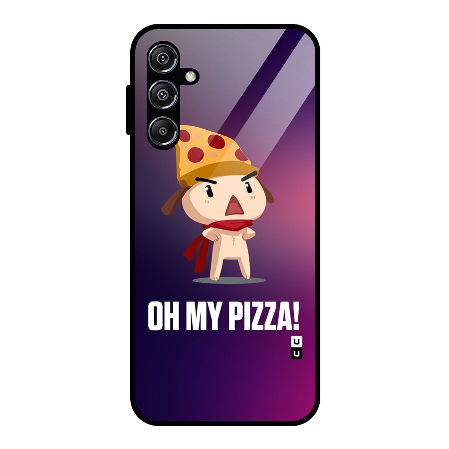 Oh My Pizza Glass Back Case for Galaxy M34 5G