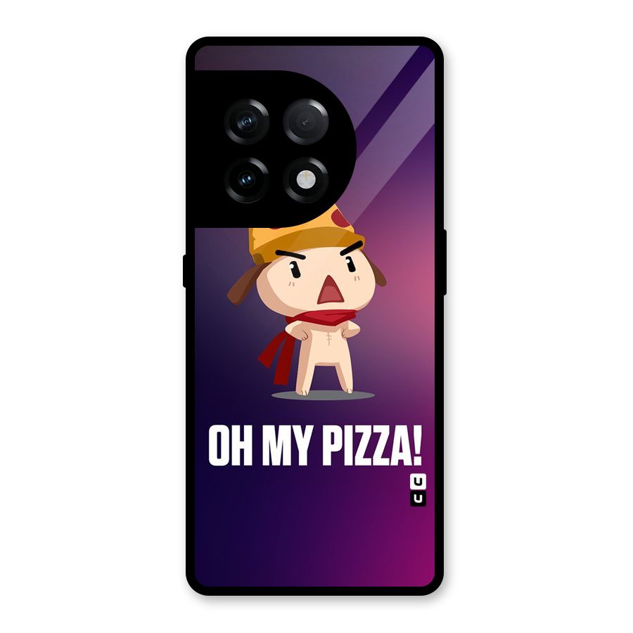 Oh My Pizza Glass Back Case for OnePlus 11R