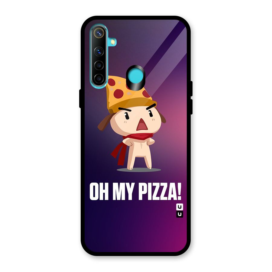 Oh My Pizza Glass Back Case for Realme Narzo 10