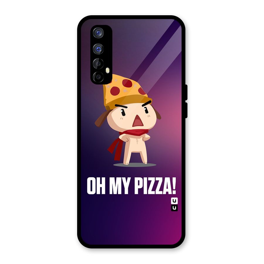 Oh My Pizza Glass Back Case for Realme Narzo 20 Pro