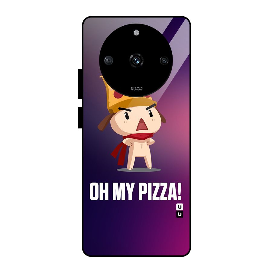 Oh My Pizza Glass Back Case for Realme Narzo 60 5G