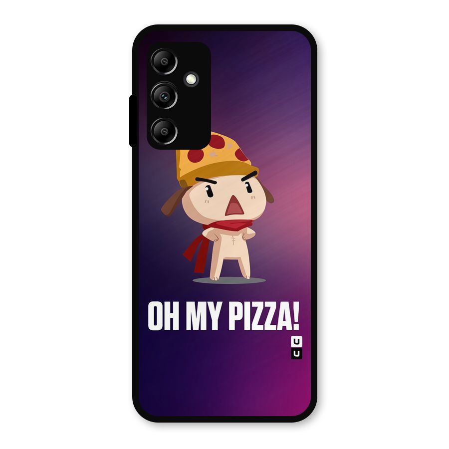 Oh My Pizza Metal Back Case for Galaxy A14 5G