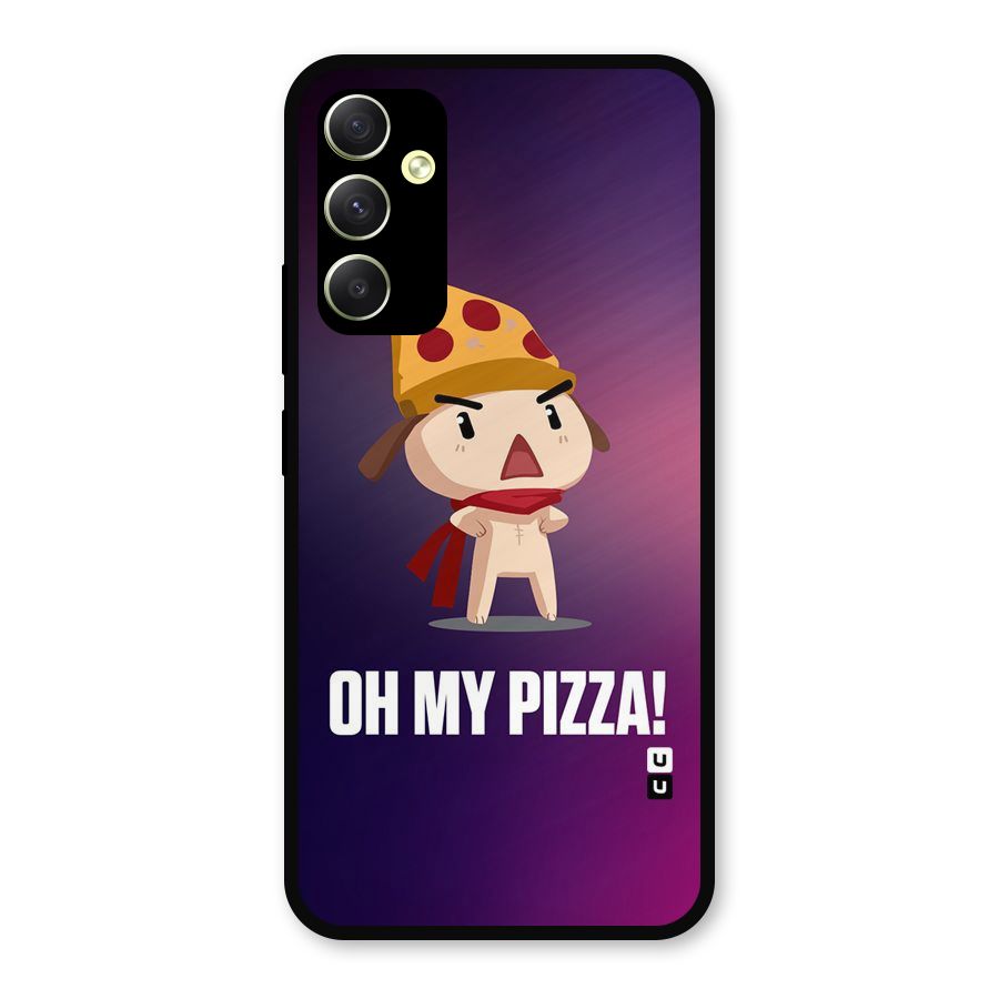Oh My Pizza Metal Back Case for Galaxy A34